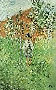 esbjorn vid sitt agandes appeltrad-esbjorn unghink Carl Larsson